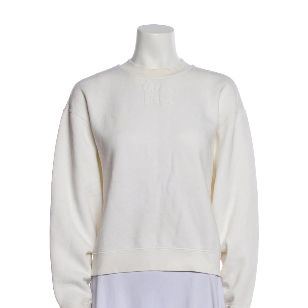 Alexander Wang Off-White Embroidered Sweatshirt